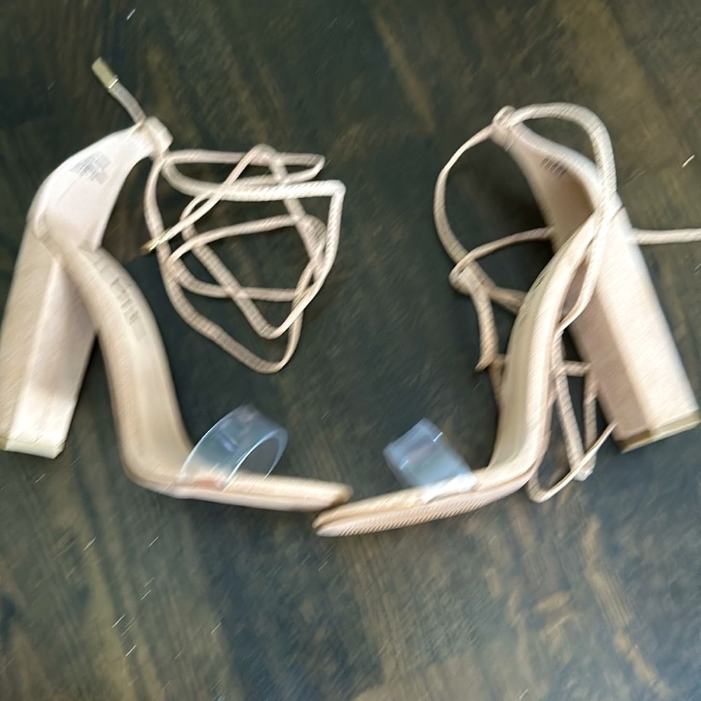 Chunky Lace Up Heel